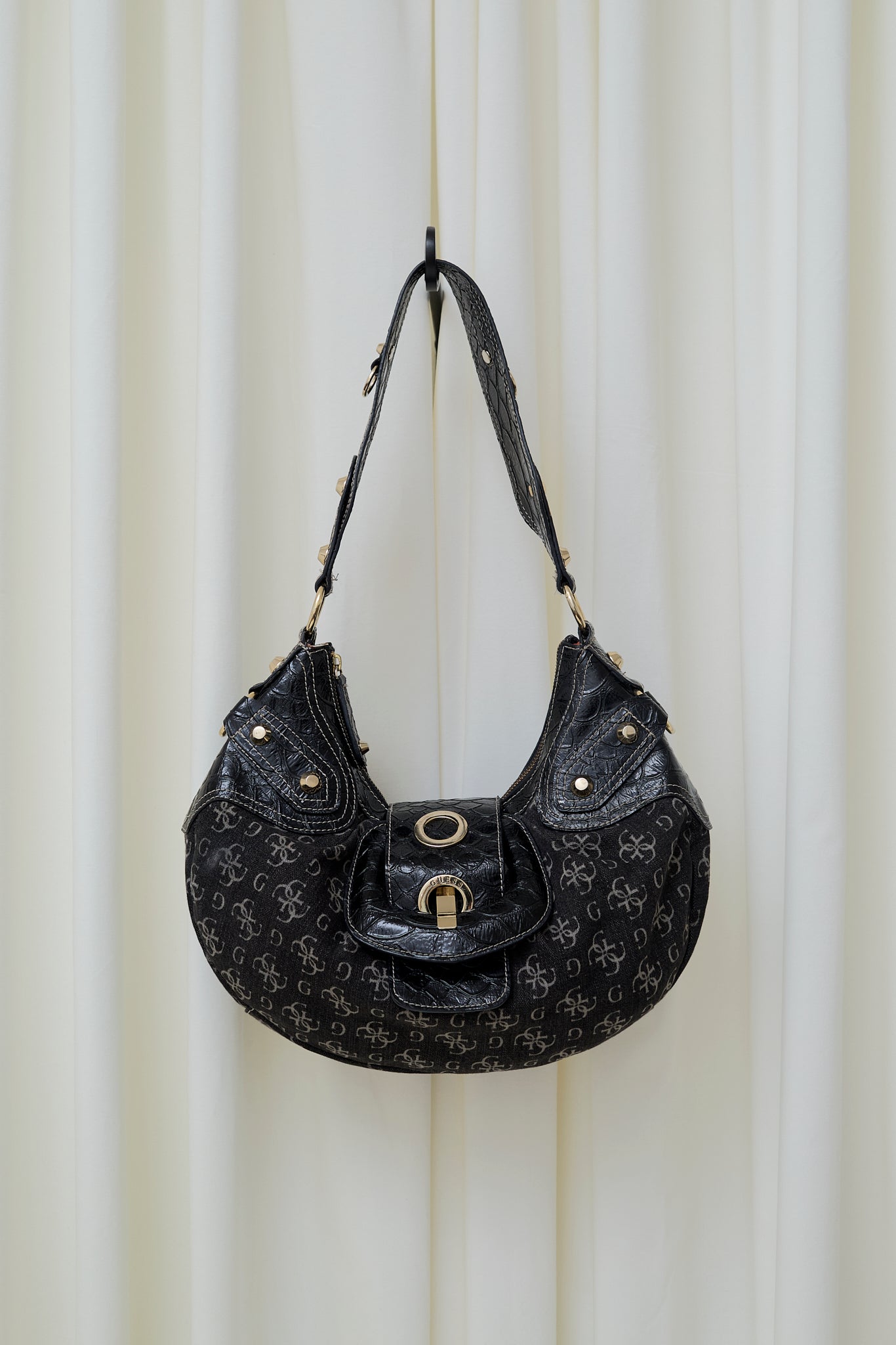 Guess monogram hobo bag