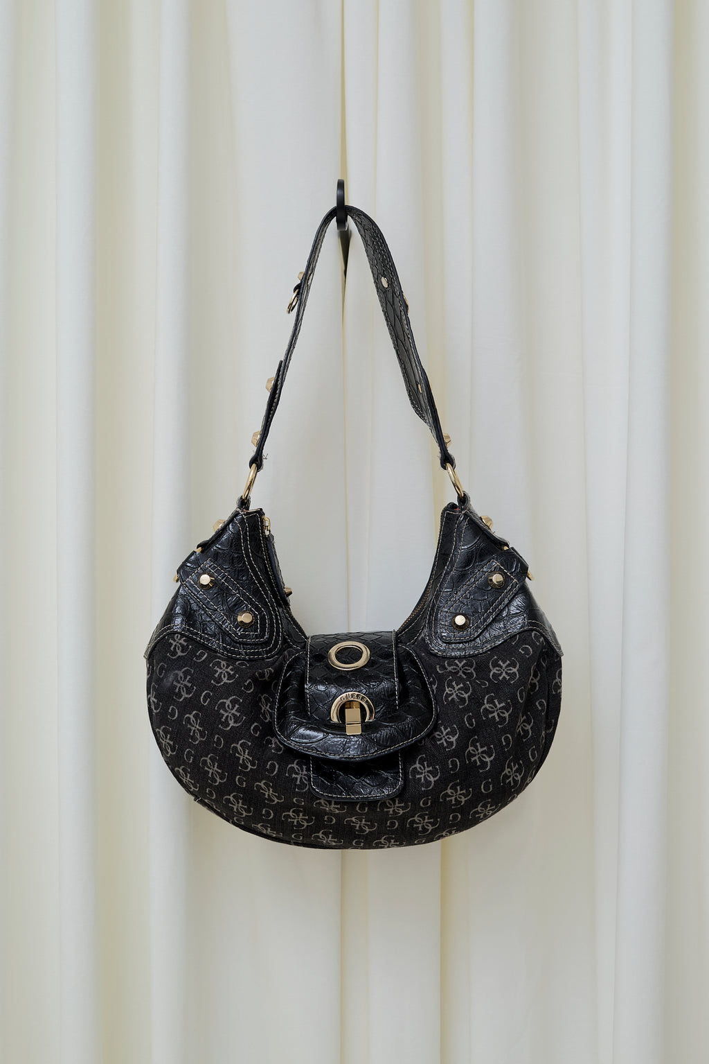 Guess monogram hobo bag