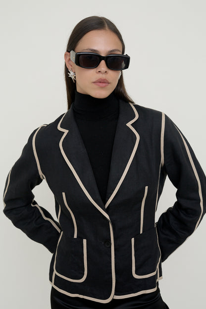 Gerard Darel linen blazer