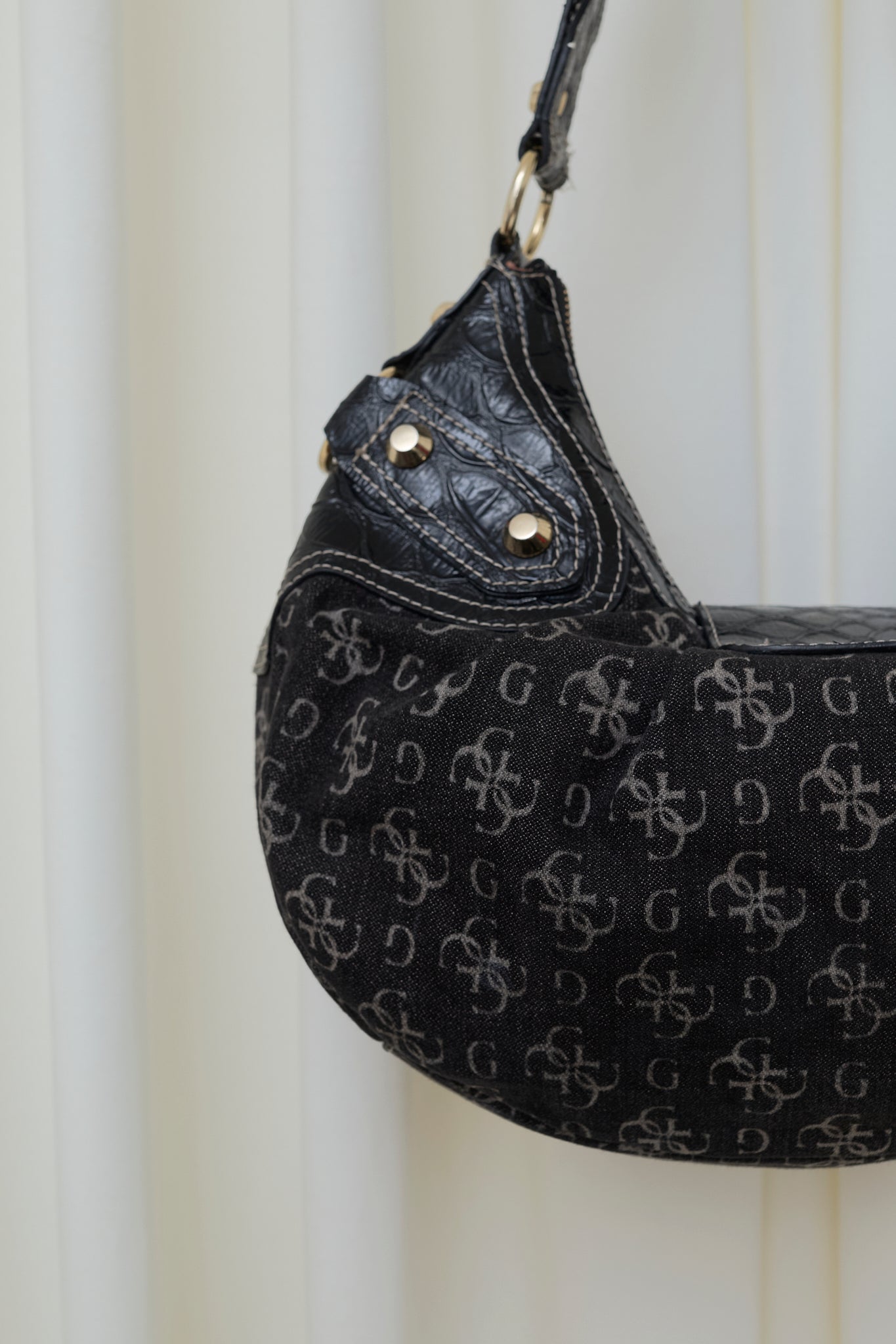 Guess monogram hobo bag
