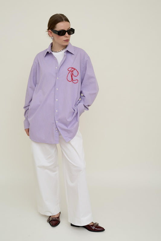 R-Collective checkered purple