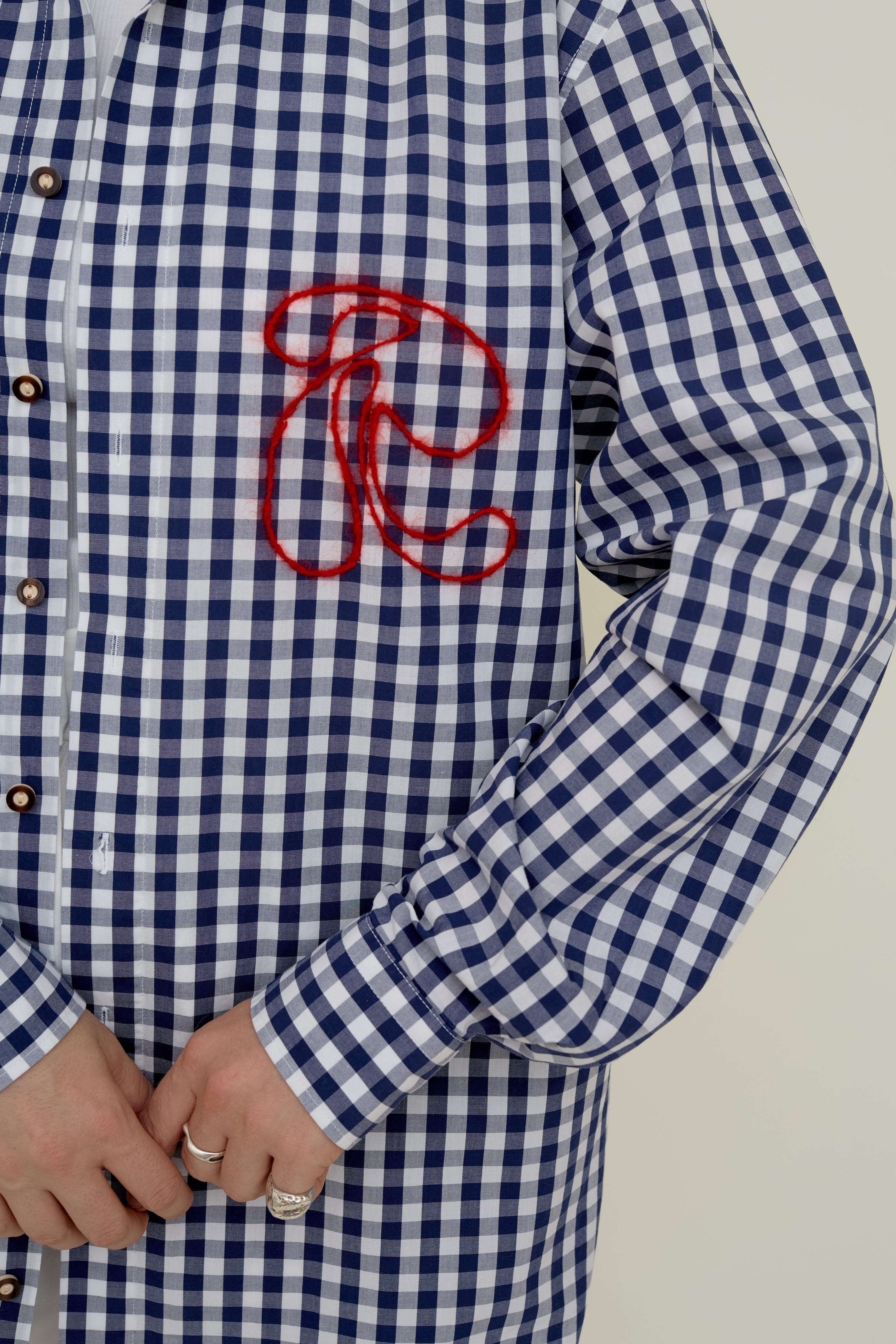 R-Collective checkered blue