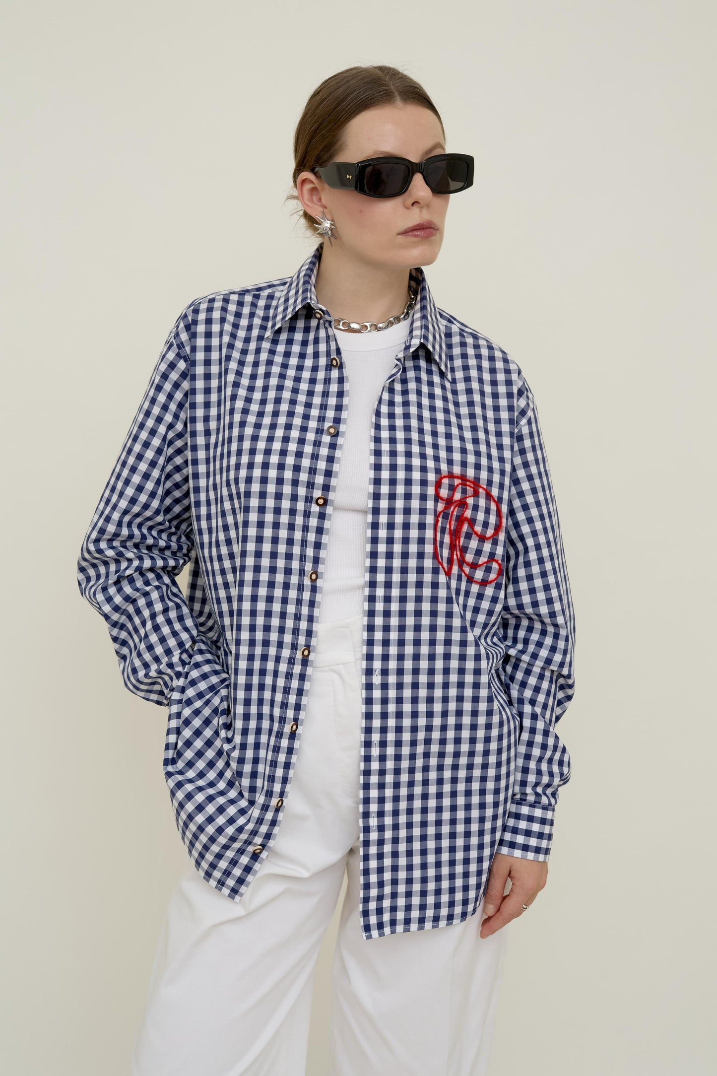 R-Collective checkered blue