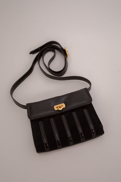 Patent leather mini bag