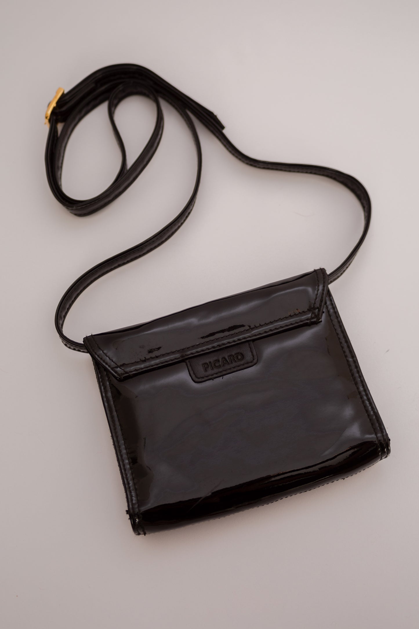 Patent leather mini bag