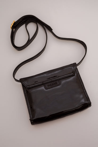 Patent leather mini bag