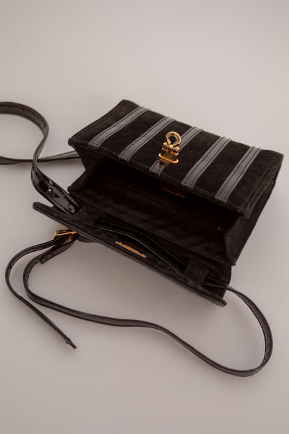 Patent leather mini bag