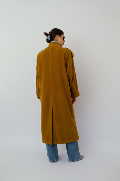 Khaki wool coat