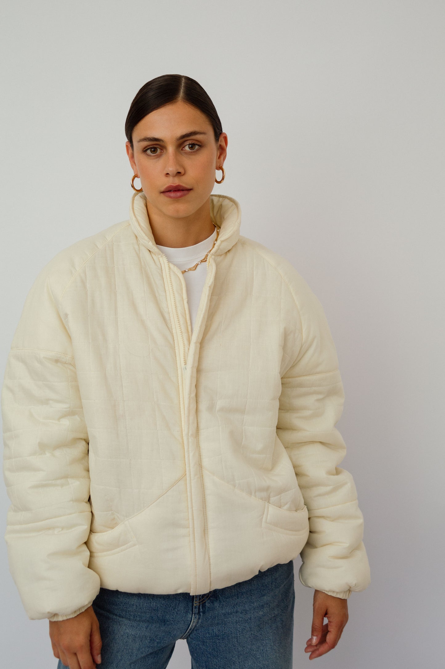 White Puffer jacket