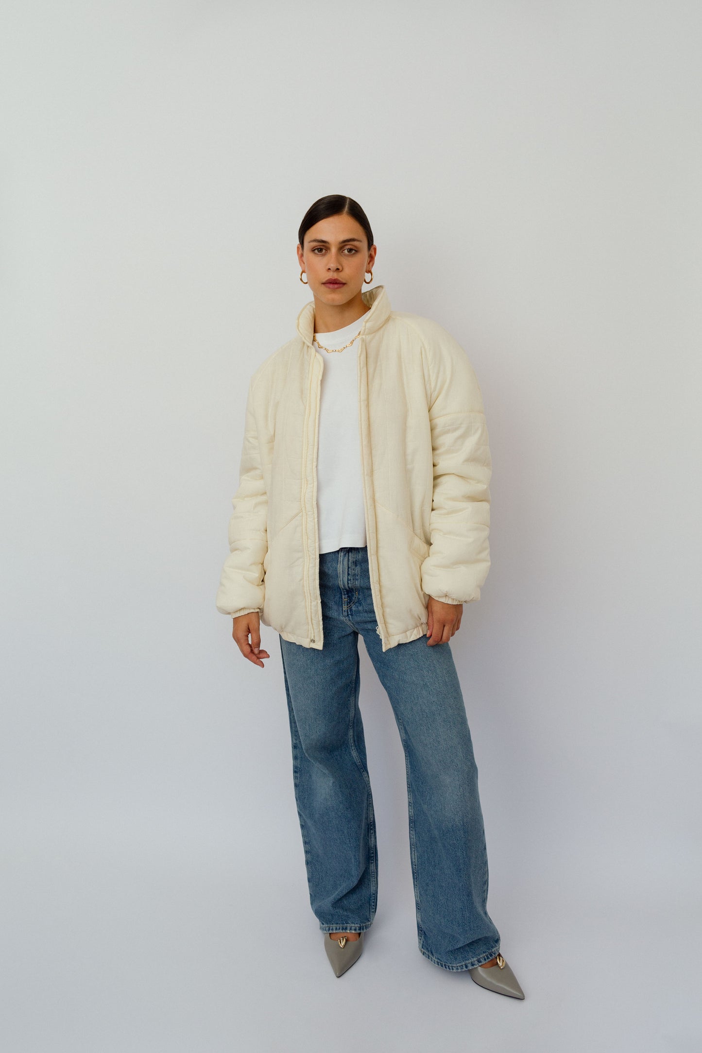 White Puffer jacket