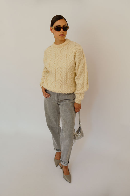 Chunky knit jumper