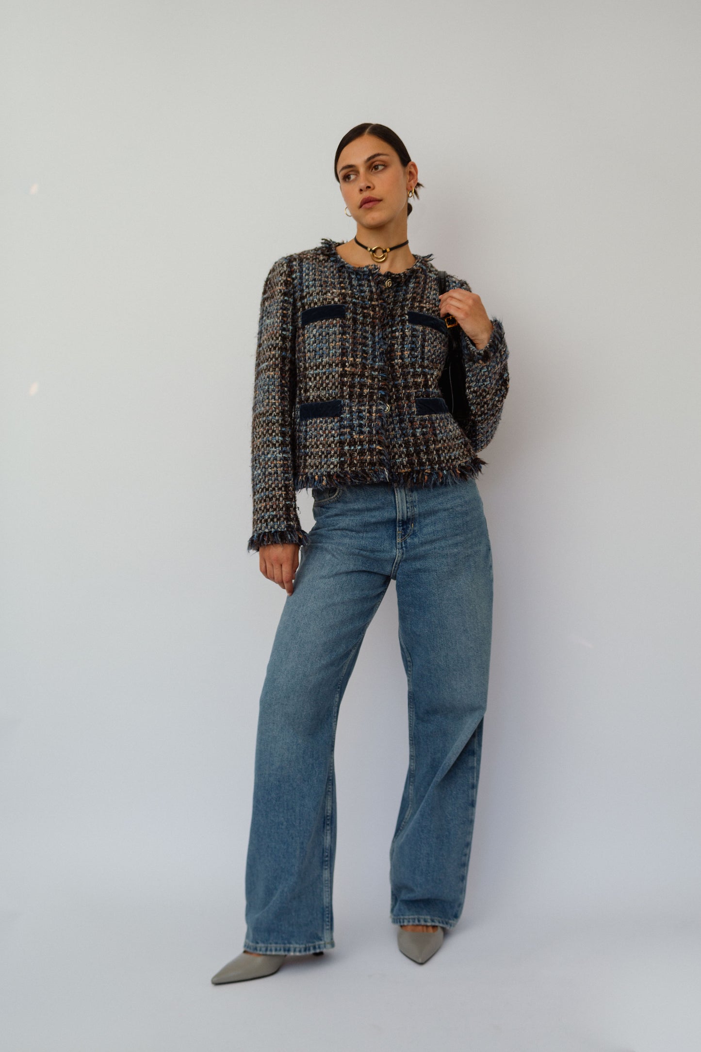 Classy tweed blazer