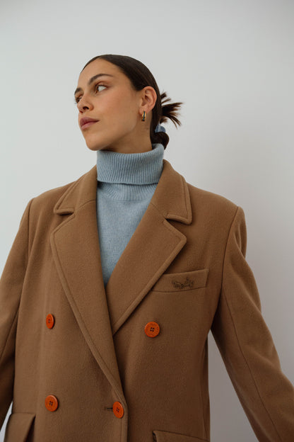 Camel coloured coat