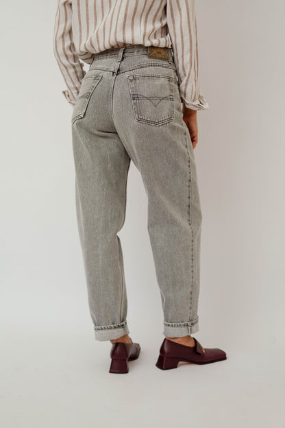 Grey denim jeans