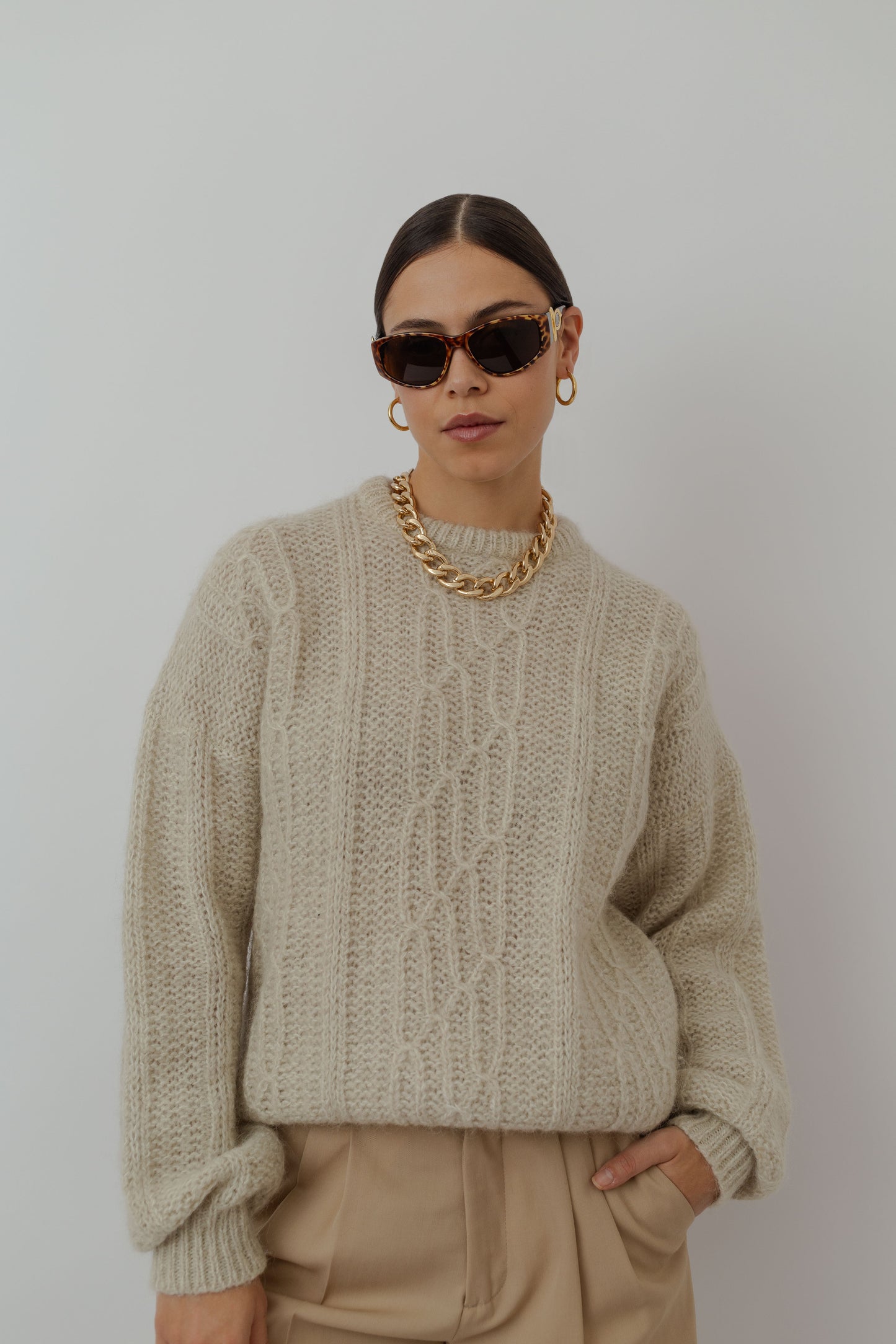 Cool chunky knit jumper