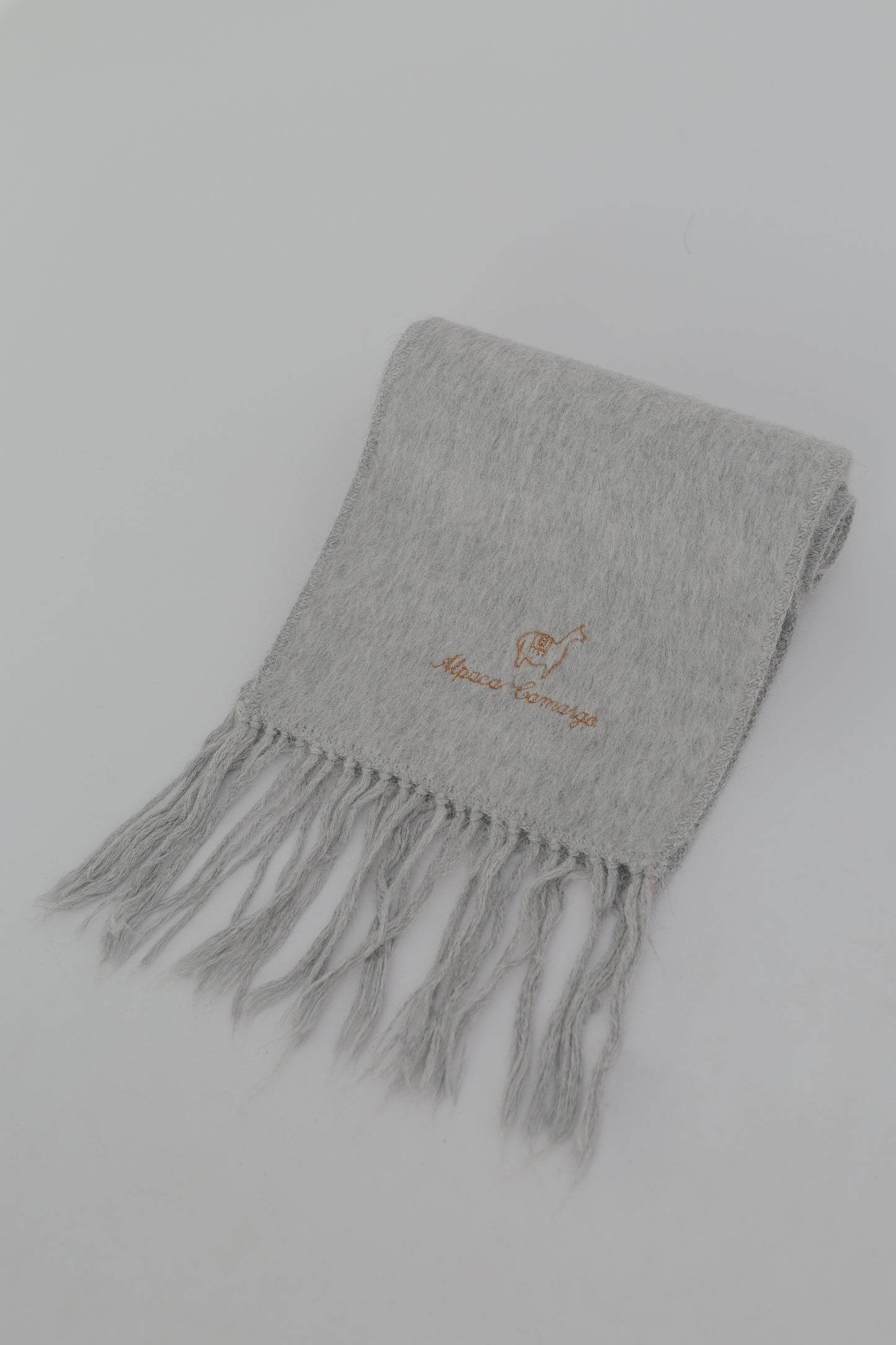 Grey Alpaca scarf