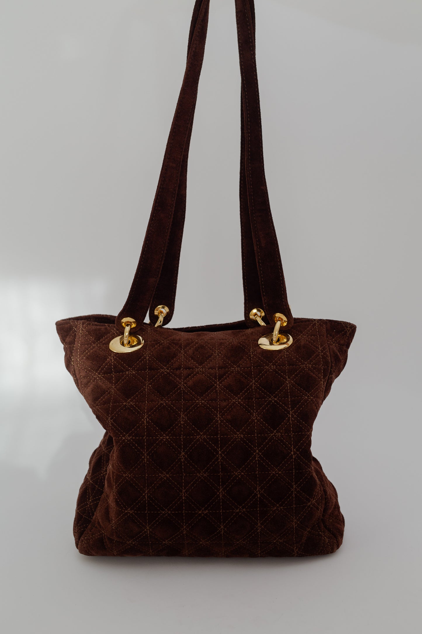 Suede leather bag
