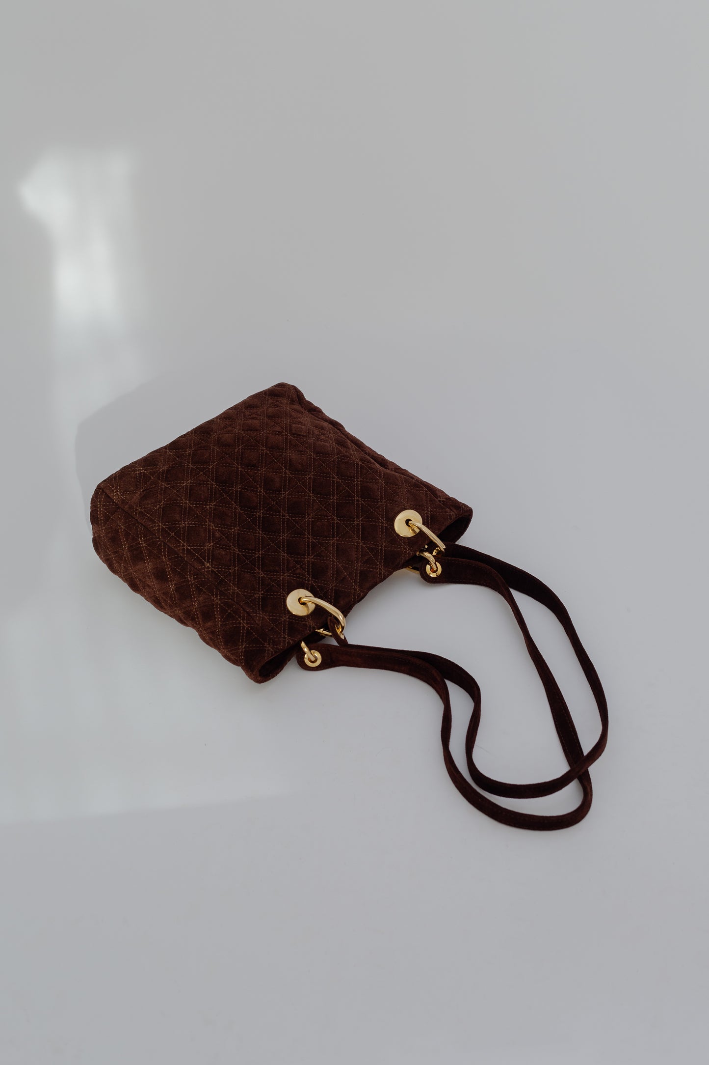 Suede leather bag