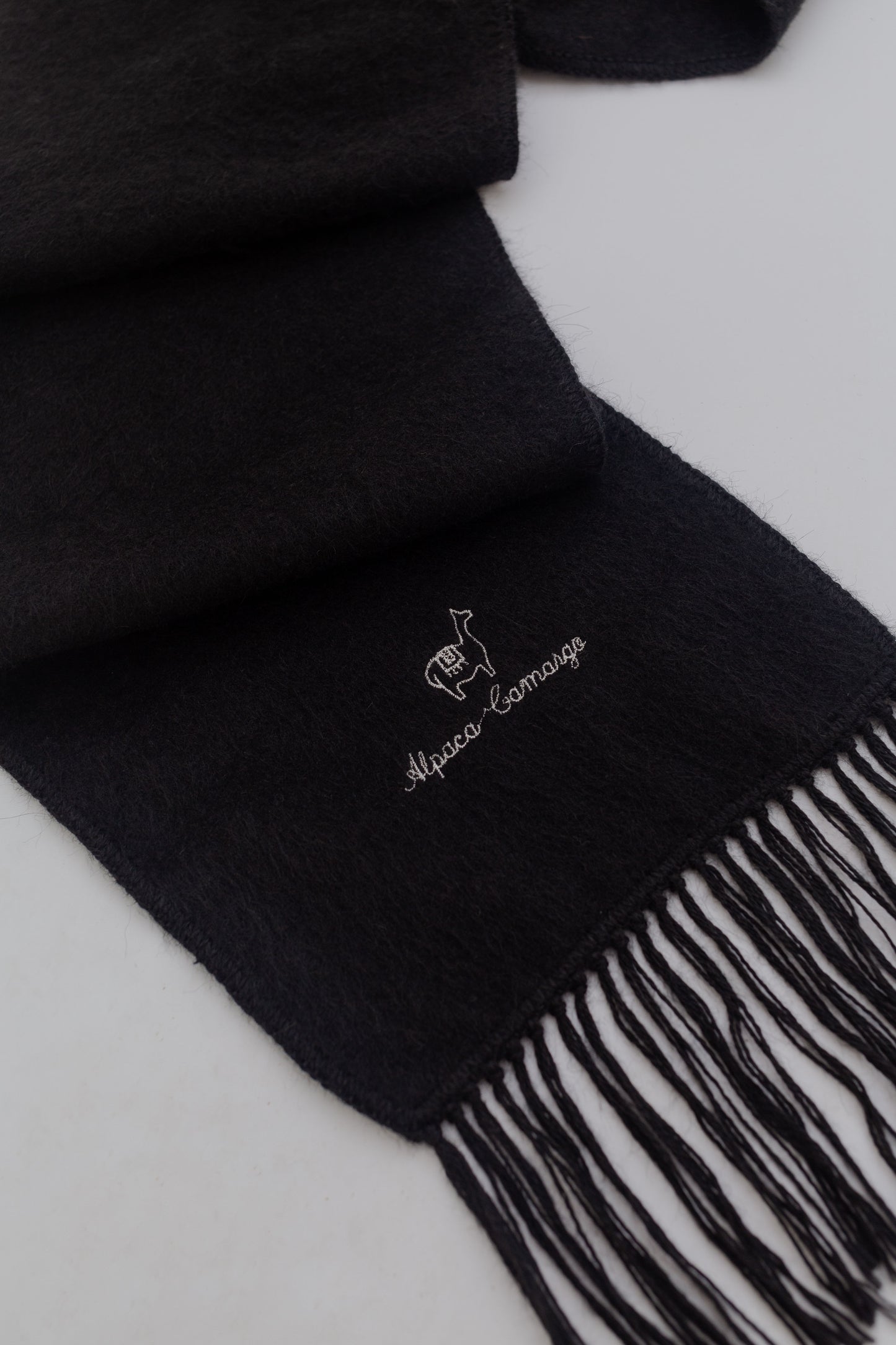Black Alpaca scarf