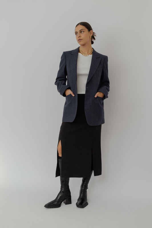 Perfectly tailored striped blazer