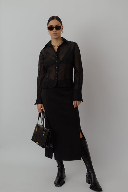Transparent blouse