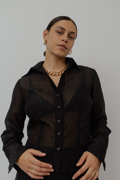 Transparent blouse