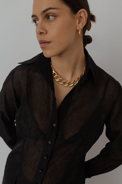 Transparent blouse
