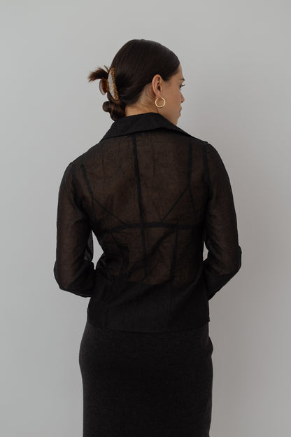 Transparent blouse