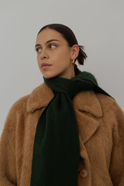 Racing green scarf