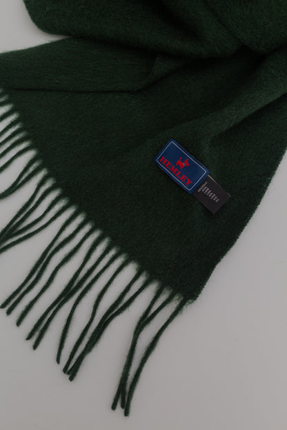 Racing green scarf