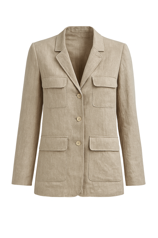 Safari linen blazer