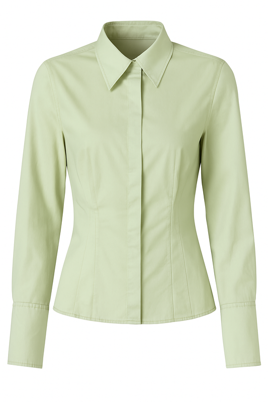 Green blouse