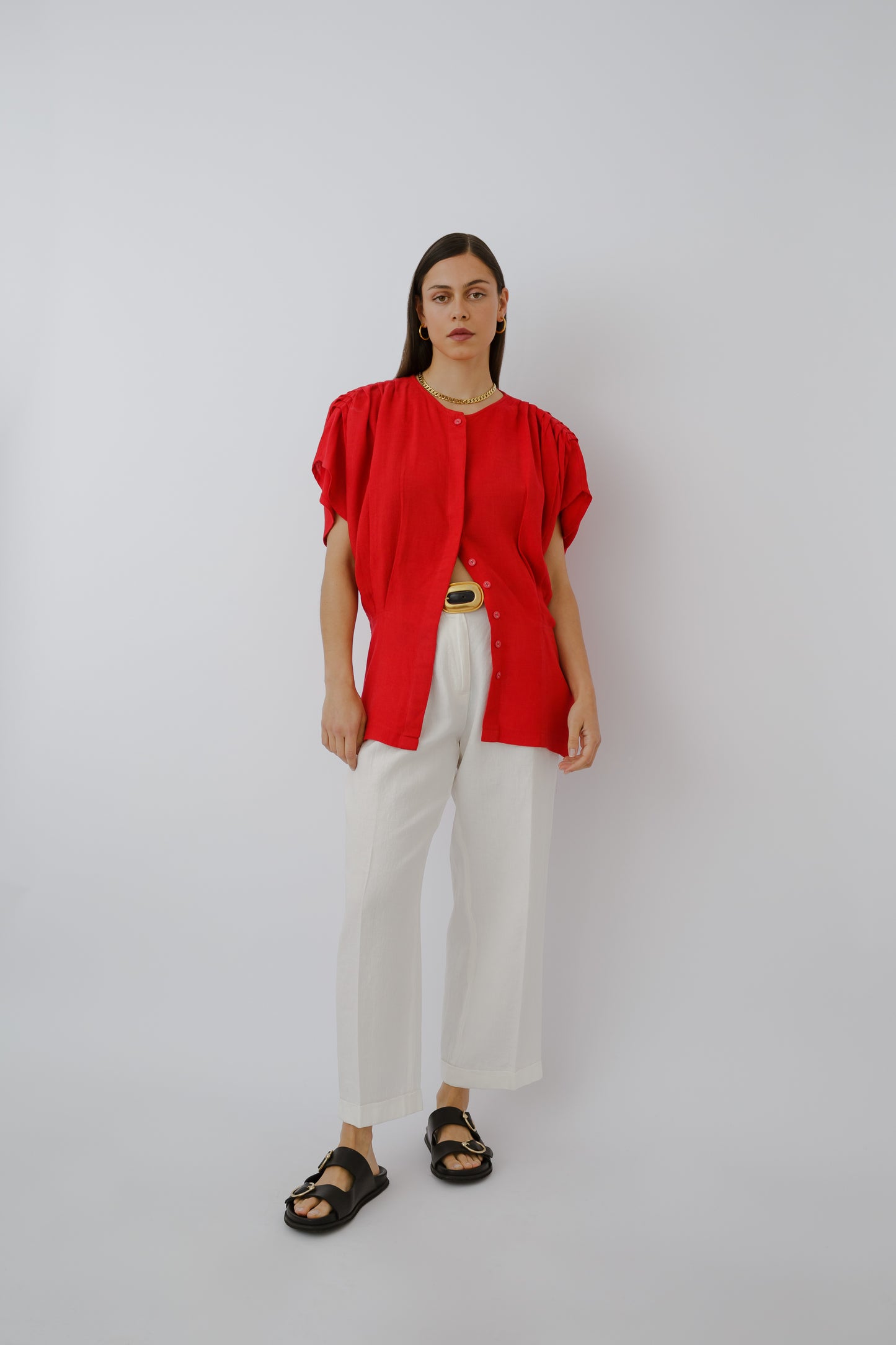 Vintage linen blouse