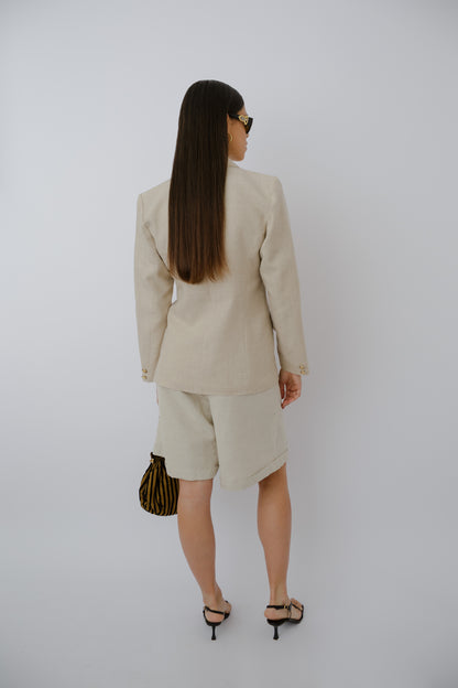 Summer linen blazer