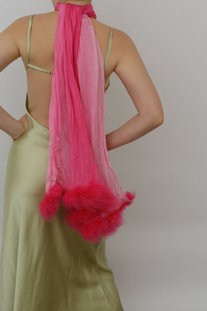 Barbie Silk Feather Scarf