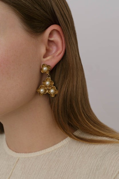 Vintage triangle earrings