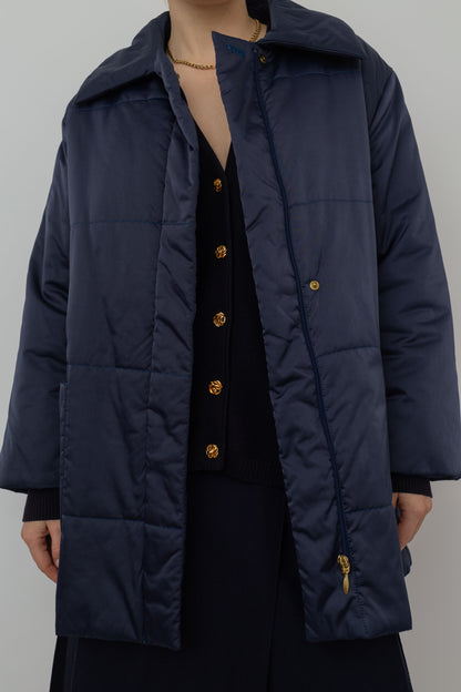 Blue winter jacket