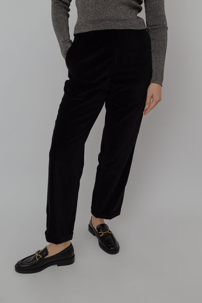 Velvet trousers