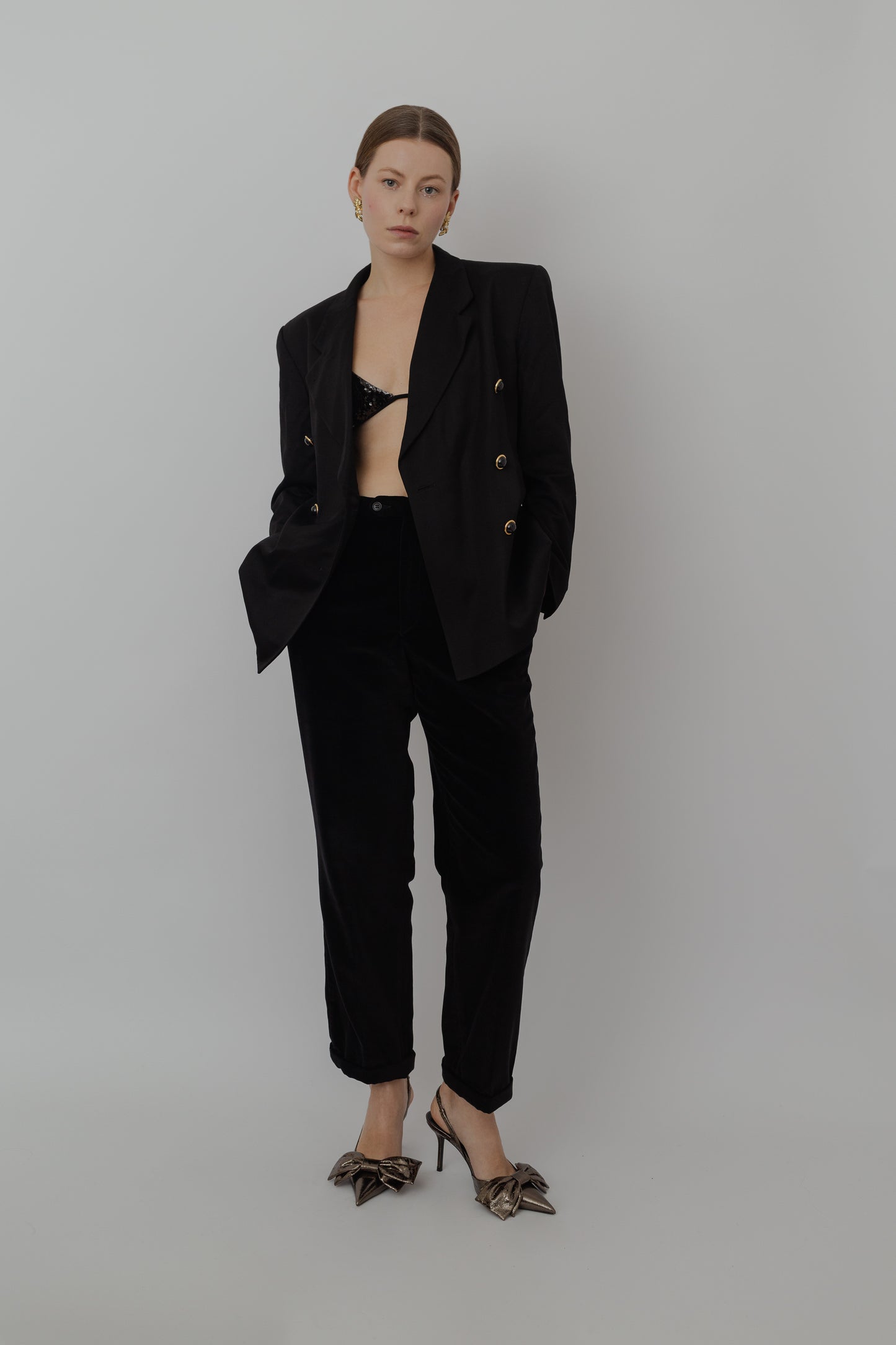 Velvet trousers