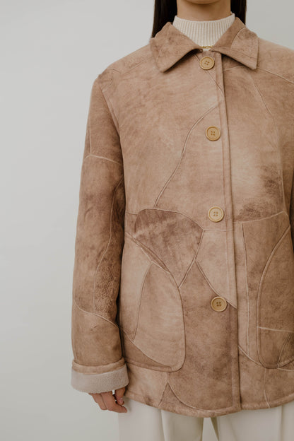 Faux shearling jacket