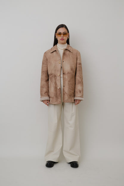 Faux shearling jacket