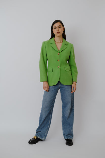 Green vintage blazer