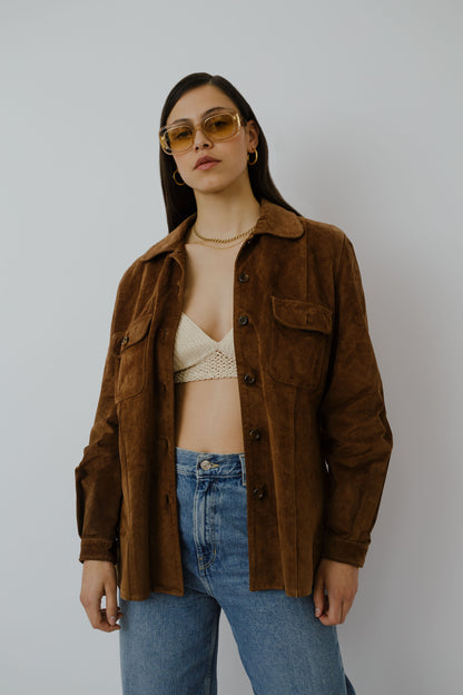 Pierre Cardin suede shirt