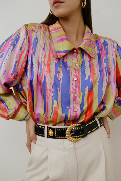 Silk vintage blouse
