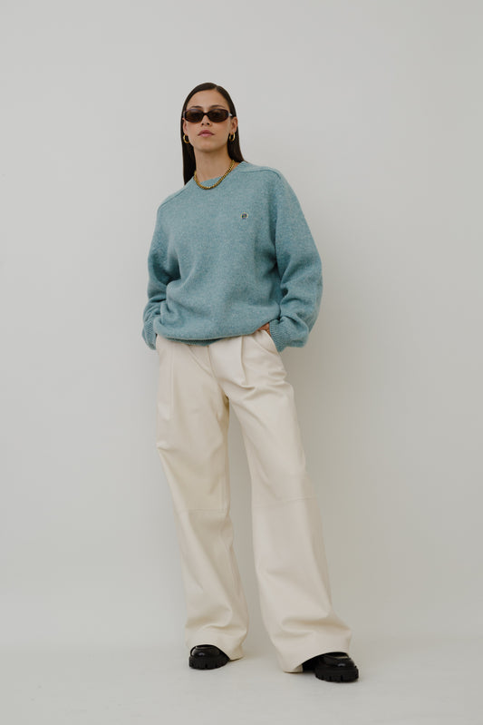 Oversized wool jumper